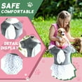 thumbnail image 4 of GASTROPOD 2Pcs Dog Dresses for Small Dogs Girl,Cloth Dog Costume,Breathable Cozy with Layered Mesh Puppy Clothes,S, 4 of 7