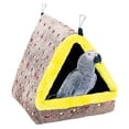 thumbnail image 3 of Greeniant Casa Nido de Pájaro grande y cálida para invierno, hamaca colgante para pájaros con terciopelo y engrosamiento para calidez Jaulas de pájaros negro interno, 3 of 6