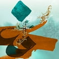 thumbnail image 2 of Abbas, Helen 15x15 Gold Ornate Wood Framed with Double Matting Museum Art Print Titled - Worlds I, 2 of 4