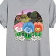 thumbnail image 3 of Disney - Alice In Wonderland - Flower Row - Juniors Ideal Flowy Muscle T-Shirt, 3 of 5