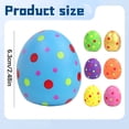 thumbnail image 4 of 3 Pack 2.4 Inch Egg Shape Squeaky Dog Balls Soft Bouncy Interactive Chew Play Toys for Puppy Small Medium Dogs, 4 of 10