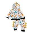 thumbnail image 1 of Gupgi Ensemble à Capuche Col Rond pour Bébé, Pantalon Long à Manches Longues, 1 of 6