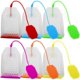 thumbnail image 1 of 6 paquetes de 6 bolsas de filtro de té de silicona, esterilizador reutilizable con 6 colores, 1 of 4