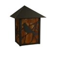 thumbnail image 4 of Meyda 141242 9 in. Seneca Song Bird Wall Sconce, Ha Smooth & Sandblasted Inside, 4 of 5