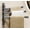 Grey-3, variant on Qczoyp 2 Arms Swivel Towel Rack Thicken Towel Holder with Hook Space Saving Towel Bar Wall Mount Swivel Towel Racks for Bathroom Kitchen-Black
