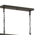 thumbnail image 5 of 42497NBR Kichler Lighting Morrigan - 8 light Linear Chandelier - with Traditional inspirations - 19 inches tall by 12.5 inches wide-Natural Brass, 5 of 7