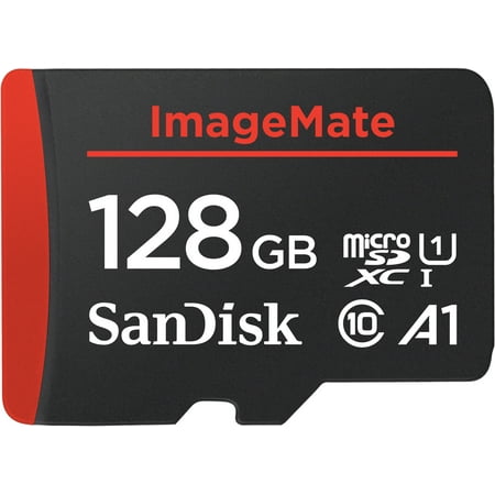 SanDisk 128GB ImageMate microSDXC UHS-1 Memory Card with Adapter - C10, U1, Full HD, A1 Micro SD