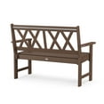 thumbnail image 2 of POLYWOOD Canyon 48” Bench in Mahogany, 2 of 2
