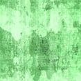 thumbnail image 1 of Ahgly Company Indoor Square Abstract Emerald Green Modern Area Rugs, 7' Square, 1 of 4