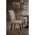 thumbnail image 2 of Best Master Furniture Michelle Rustic Black Dining Side Chairs, Rustic Black (Set of 2), 2 of 3