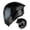 Smoked Visor Glossy Black, variant on 1Storm Motorcycle Modular Flip up Dual Visor Helmet Street Bike Sun Shield Full Face KT928: Matt Black + One Extra Clear Shield