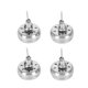 thumbnail image 3 of pares de pendientes difusores de aceites esenciales, pendientes de aromaterapia de acero inoxidable con forma redonda a la moda para mujer, 3 of 5