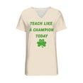 thumbnail image 4 of Levmjia Womens Tops St Patricks Day Printed T Shirt V Neck Short Sleeve Loose Fit Casual Comfortable Soft Breathable Graphic Tee Daily Wear, 4 of 4