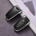 thumbnail image 2 of Funda para llave de coche para Audi A1 A3 A4 A6 Q3 Q5 Q7 S3 R8 TT Funda protectora de silicona TPU (C-Negro) Sincero Electrónica, 2 of 5