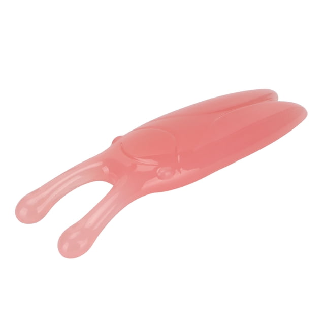 Gusha Outils pour le Visage, Tabouret de Nez Gua Sha en Résine Raffermissant Poli pour le Visage Rose