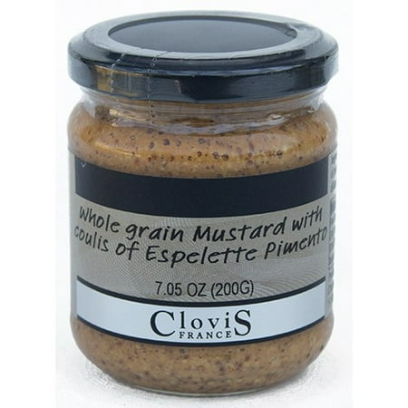 - Clovis France Espelette Mustard - 7 oz (200 g) French Gourmet Mustard and Spice