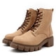 thumbnail image 2 of Bota Casual Salamandra con agujetas Camel para mujer, 2 of 5