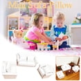 thumbnail image 1 of Fiudx Muebles para Casa de Muñecas a Escala 1:12, Elegante Conjunto de Sofás Blancos, Elegante Decoración de 3 Piezas para Sala de Estar, Perfecto para Que Jueguen Los Bebés, Material de Madera Resis, 1 of 5