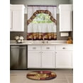thumbnail image 2 of Park Avenue Collection Coffee - Printed Tier and Swag Set - 57x36 Tier Pair/57x30 Swag - Multi, 2 of 2