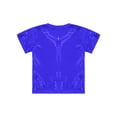 thumbnail image 6 of iiniim Girls Boys Shiny Metallic Short Sleeve T-Shirt Hip Hop Jazz Dance Performance Festival Party Top Shirt Blouse, 6 of 7