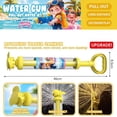 thumbnail image 3 of 2026 Creative Firework Water Play Toy, Large Capacity Pull-out Water Blaster, High Volume Squirt Toy for Summer Outdoor Pool and Beach Yellow, 3 of 4