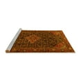 thumbnail image 2 of Ahgly Company Machine Washable Indoor Square Persian Yellow Traditional Area Rugs, 6' Square, 2 of 4