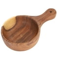 thumbnail image 4 of Serving Bowl, Individual Handmade Smooth  Easy To Clean Wood Bowl  for Cereals Nut Mixes Snacks for Salads Pasta, 4 of 7