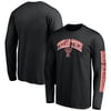Men's Fanatics Branded Black Texas Tech Red Raiders Broken Rules Long Sleeve T-Shirt