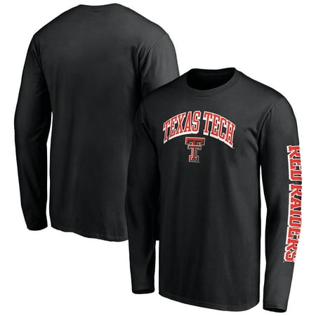 Men's Fanatics Branded Black Texas Tech Red Raiders Broken Rules Long Sleeve T-Shirt