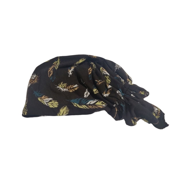 kurtrusly Chimio Chapeau Impression Foulard Femmes Coton Musulman Turban Stretch Perte de Cheveux Liée Baotou Couvre-Chefs