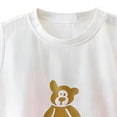 thumbnail image 4 of FSYBOA Girls Outfit Set, 2Piece Sleeveless Summer Holiday Tank Tops and Shorts Set Yellow Size 8T, 4 of 6