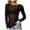 Black, variant on Tshirts Shirts for Women Long Sleeve Arm Mesh Shirt Blouse Women's Tops White XL