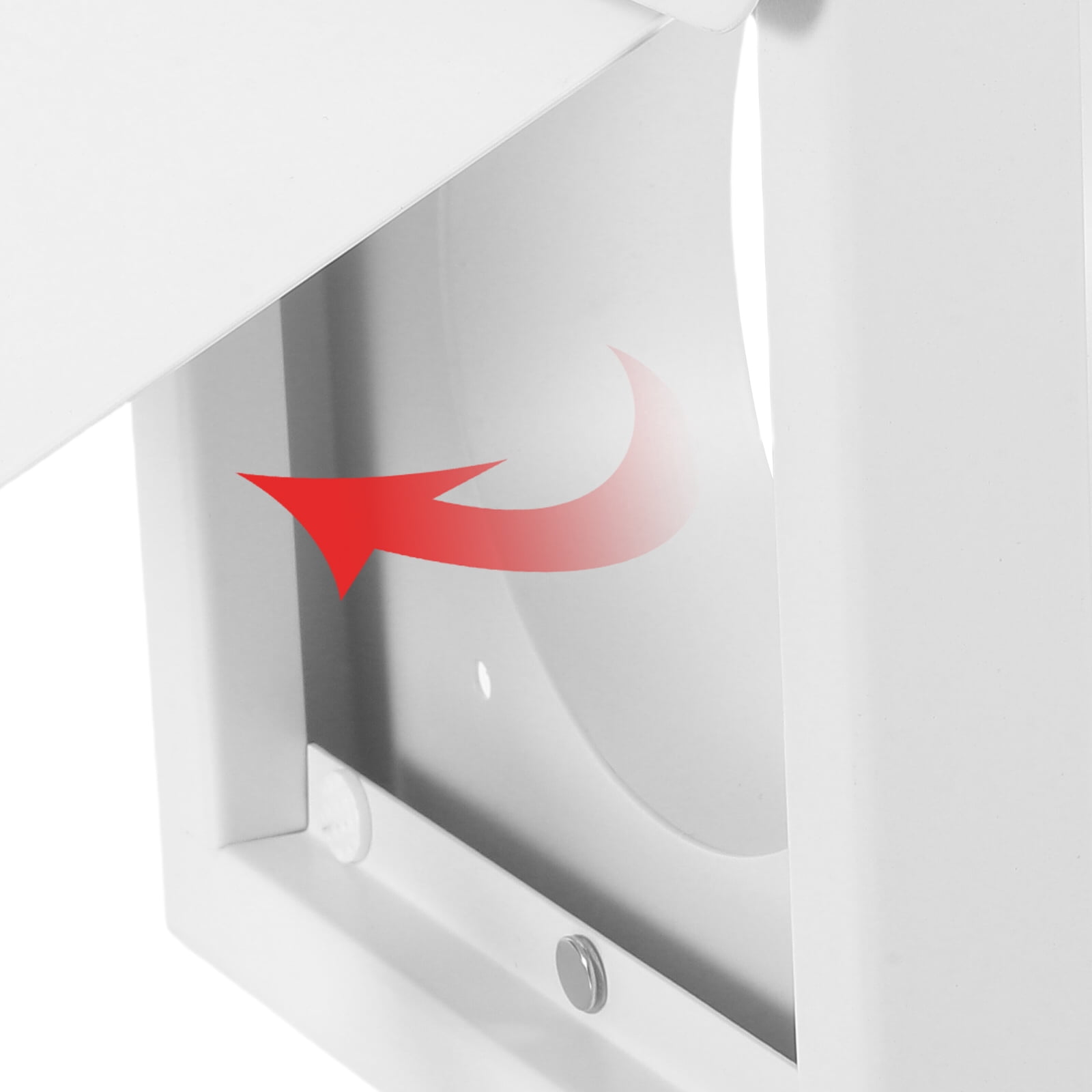 Luxshiny Metal Dryer Vent Cover for Exterior Wall with Easy Install and Secure Screws