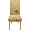 thumbnail image 5 of Elastic Chair Cover Set of 6 Outdoor Chair Covers for Dining Chairs Beach Background Slipcover Chairs Covers for Kitchen Living Room Restaurant, 5 of 5