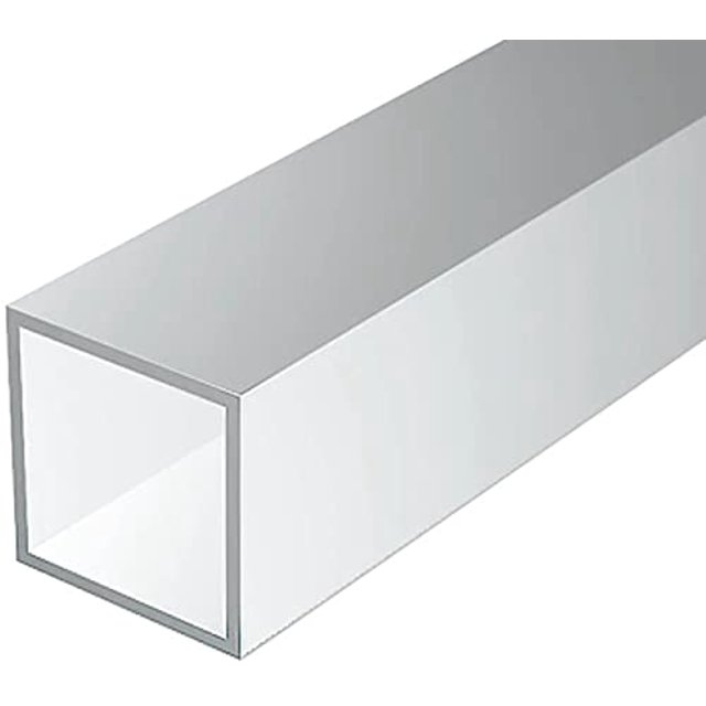 Échelle à Feuilles Persistantes Modèle de Tube en Plastique Carré Largeur 3.2mm 3 Pièces Modèle Matériel 70EG252