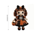 thumbnail image 4 of Halloween Patchwork DIY Kit,Cute Pumpkin Skeleton Witch Felt Sewing Craft Set,3D Handmade Art Project for Adults Teens and Beginners,Spooky Home Decor Gift 8.7 Inch,1PC, 4 of 6