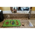 thumbnail image 2 of Tropical Fish on Green Dish Drying Mat, 2 of 2