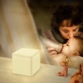 thumbnail image 3 of shiyou-4-inch LED Cube Night Light, 16 RGB Colors LED Mood Lamp Rechargeable, Tesseract Cosmic Cube with Remote, IP65 Waterproof Bedside Lamp Decorative Lighting for Home Party Nursery Kids Toys Gift, 3 of 4