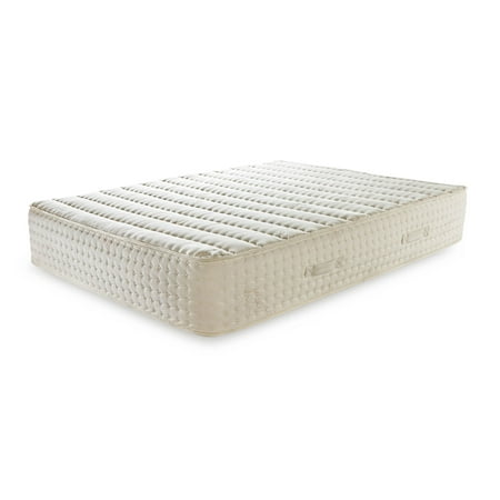 PlushBeds 12" Luxury Bliss Medium Natural Latex Mattress With Encased Coils - Full - Walmart.com