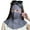 Dark Gray, variant on Sun Protection Mask Full Face Sunshade Face Cycling Mask Hot