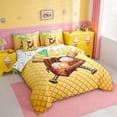 thumbnail image 2 of Erosebridal Ice Cream Drip 7 Pieces Bedding Comforter Set,Baseball Theme Full Bedding Set For Boys,Reversible, 2 of 7