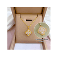 thumbnail image 3 of Collar De Moda Suerte Trébol Xtellar  Brillantes Mujer Dijes De Oro, 3 of 3