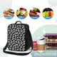 thumbnail image 4 of Disketp Black Leopard Bolsa Térmica Estampada para Almuerzo, Lonchera para Hombres y Mujeres Adultos, 4 of 7