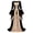Black, variant on Medieval Fairy Corset Dress Bell Sleeve Maxi Dress Vintage Robe Gothic Gown, Halloween Costumes for Women