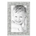 thumbnail image 2 of ArtToFrames 16" x 27" Platinum Baroque Luxe Picture Frame, 16x27 inch Silver Wood Poster Frame (WOM-5265),  Pack, 2 of 7
