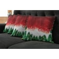 thumbnail image 5 of Ambesonne Christmas Throw Pillow Cover 4 Pack, Xmas Theme, 18", Red Green White, 5 of 5