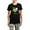 With Gray Camo Pant, variant on - IRISH STEP Dancer Pajamas - Women's Short Sleeve Print T-Shirt and Pants Dark Cotton Pajama Set