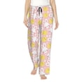 thumbnail image 2 of Lsque Rabbit And Chick Print Women's Pajama Pants, Lounge Pant - Comfortable Home Wear,Elastic Waistband, Stylish Design-Large, 2 of 9