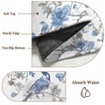 thumbnail image 6 of 3'x5' Area Rugs, Blue Floral Birds Indoor Outdoor Area Rug for Living Room Bedroom, Farmhouse Flowers Pastoral Washable Bathroom Rugs Kitchen Floor Carpet Mats Home Decor Aesthetic, 6 of 8