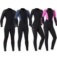 thumbnail image 4 of Trajes de buceo con trajes de buceo Mangas largas Pantalones largos Pareja Mantenga cálido Piel de buceo Traje de surf para snorkeling nadando en agua fría gris 3xl 1.5mm Noticed OD003628-18, 4 of 7
